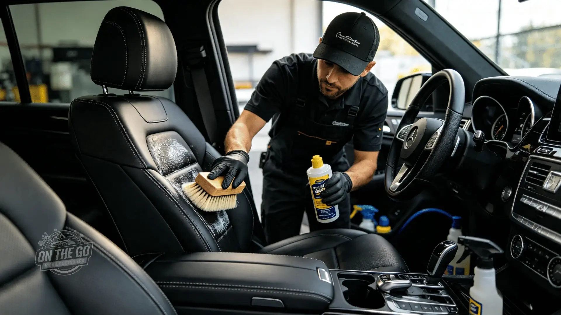 Leather Seat Cleaning and Conditioning Katy TX